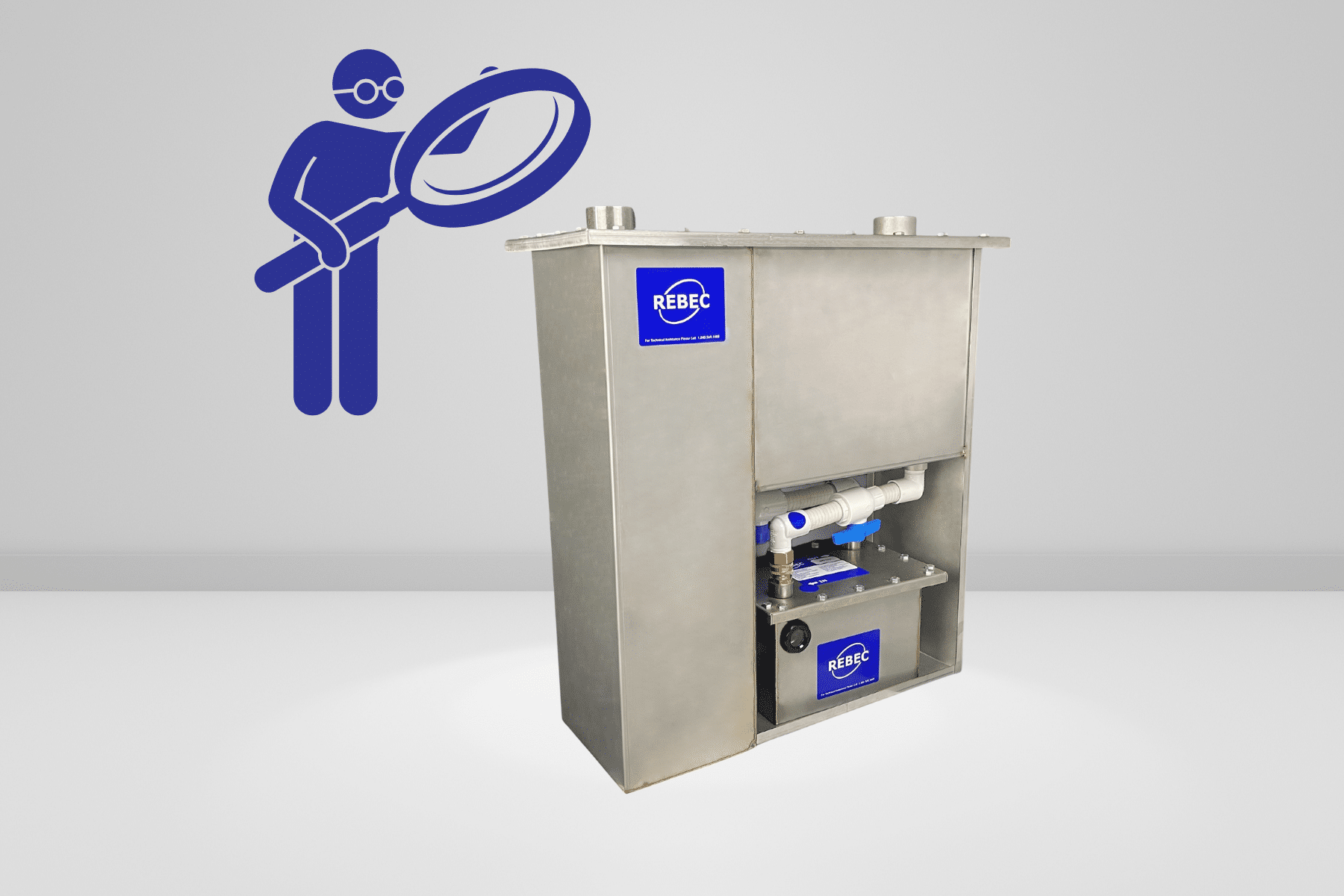 How-Often-Should-an-Amalgam-Separator-be-Checked-1 Close-up of an amalgam separator fill-level indicator being inspected monthly